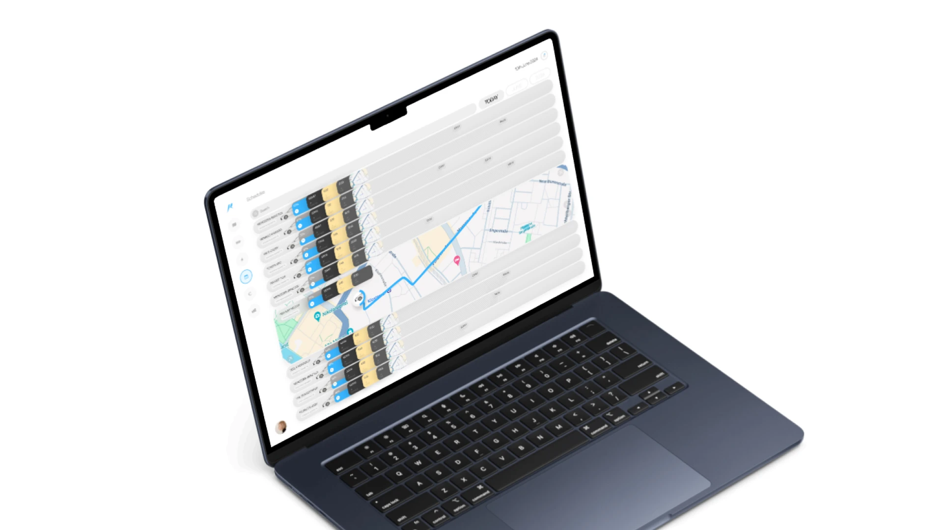 Ridergy / Interfaces, project view 4