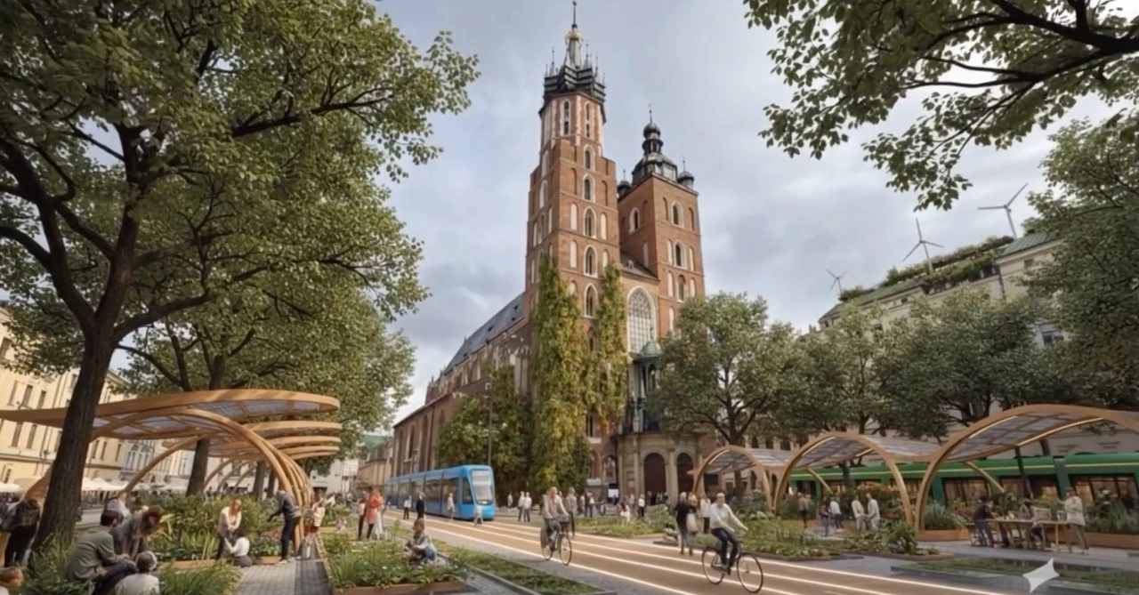 Green Krakow, project view 1